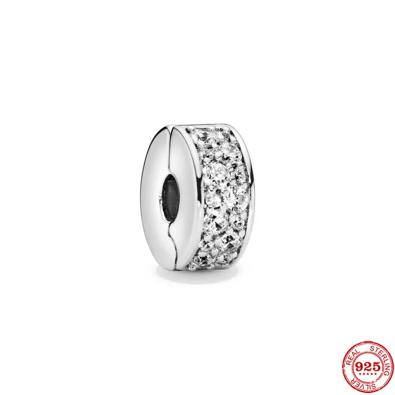 925 STERLING Gümüş Charms Köpüklü serbest kalp iç içe geçmiş kalpler boncuk kolye fit orijinal boncuklar orijinal fit pandora bilezik mücevher yapım diy hediye