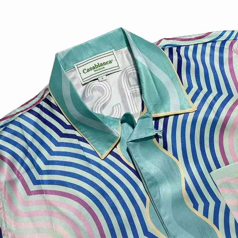 Дизайнерские мужские рубашки Casablancas Одежда 22SS Новый масао голов