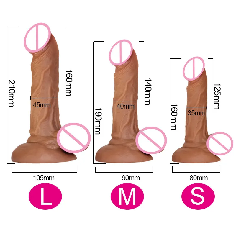 Massage Weiche Doppelschicht Silikon Big Dildo Realistische Gefälschte Lange Dick Penis Butt Plug Waren für Erwachsene Vagina Intime Spielzeug masturbatoren