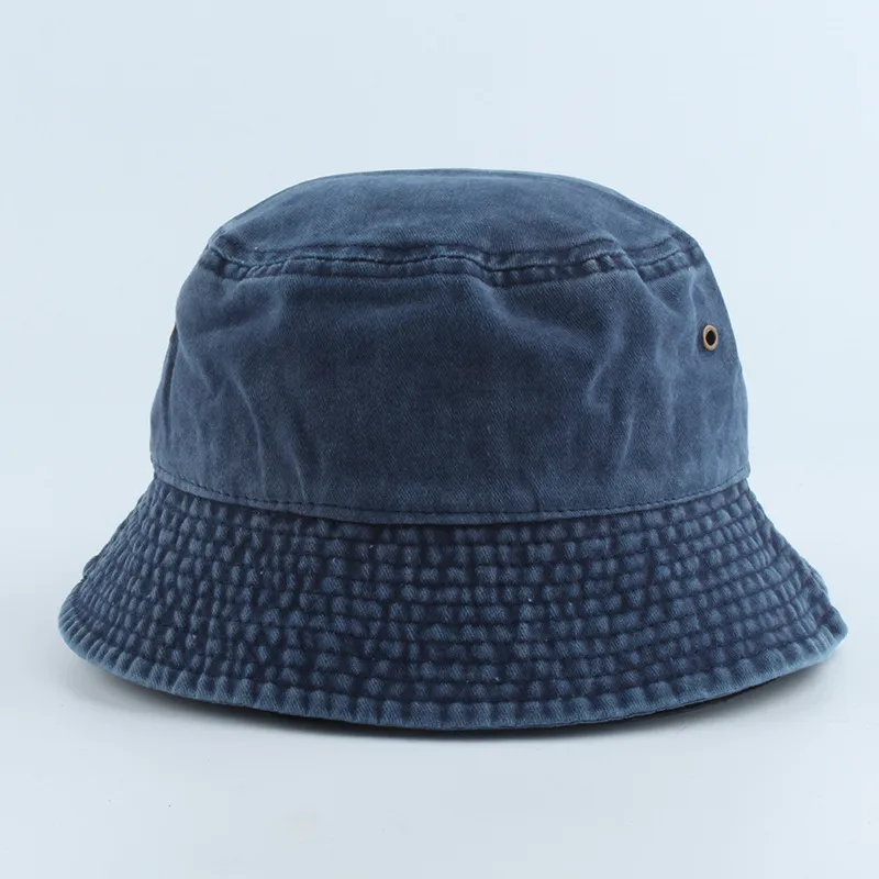 하라 주쿠 세탁 데님 면화 버킷 모자 디자이너 유니세 된 스트리트웨어 어부 모자 여성 힙합 유니렉스 모자 보닛 고로 220607