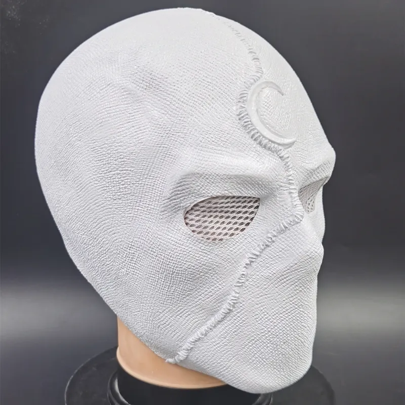 Maschere feste Film Moon Knight Maschera il viso Casco Comics Maschera di Halloween Mo 220823