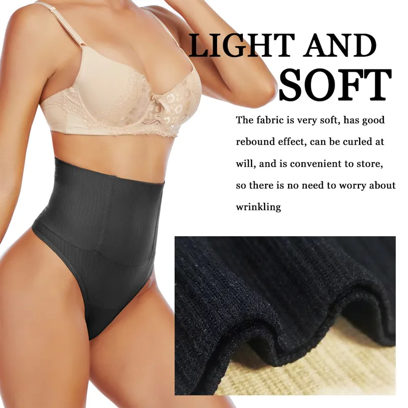 Sexywg Ton Külot Şakacı Yüksek Bel Karın Kontrol Külot Zayıflama iç çamaşırı bel antrenörü şekillendirme brifingler popo kaldırıcı shapewear 220702