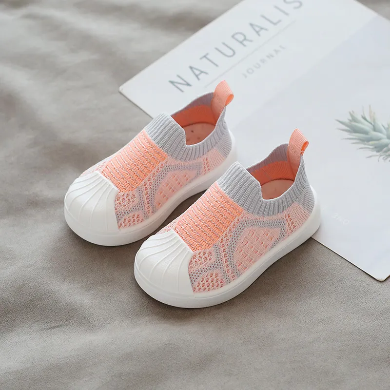 Sepatu Balita Bayi Kasual Anak Lakilaki Perempuan Musim Semi Anakanak Nyaman Sneakers Warna Jahitan Bawah Lembut 220611