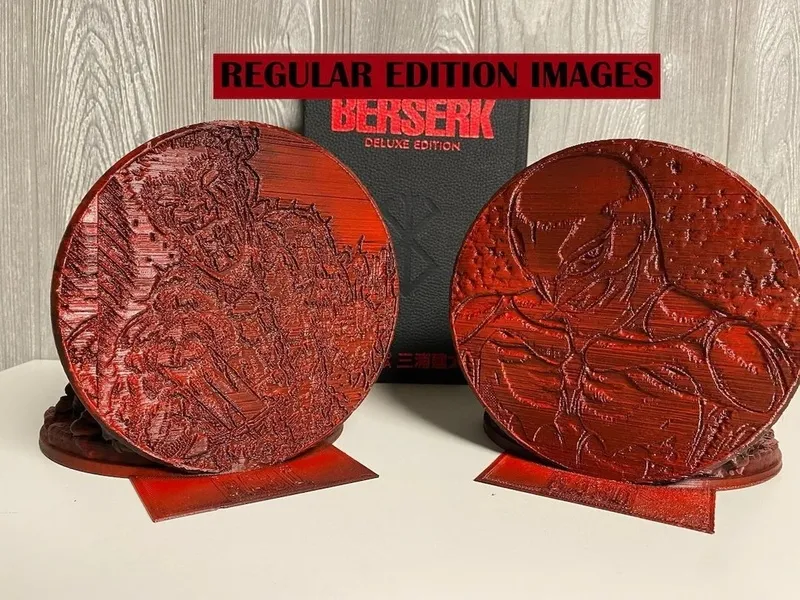 Berserk Bookends Furious Bookends Dragon Slayer Resina Ornament Desktop Bookshelf Libros decorativos Decoración del hogar 220602