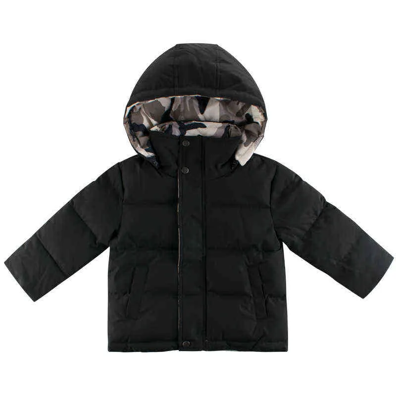Jackets para crianças novas roupas de bebê de bebê estacionar jaquetas de inverno roupas de menino para crianças jaqueta de menino 2-8 Jr Roupas J220718