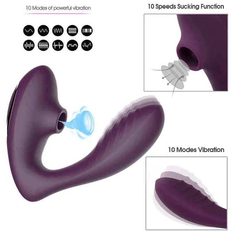Nxy ägg kulor 10 hastigheter bröstvårta vagina suger vibrator för kvinnliga kvinnliga onanatorer g spot clitoris stimulator oralsexleksaker för 220509
