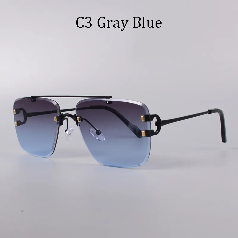 Fio c designer diamante corte óculos de sol dos homens tons para mulheres marca luxo vintage óculos de sol 2203175014250