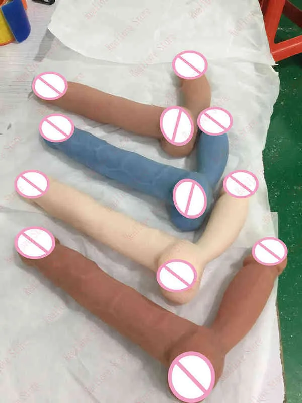 Nxy vibrador enorme artificial s duplo para mujer brinquedos sexuais para mulheres homens simulação masturbação gay shemale 05255552818