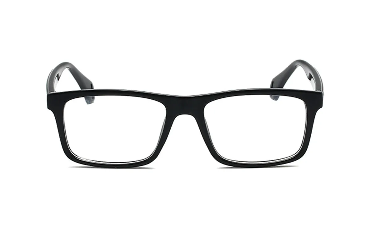Nwe Brand quadrati Occhiali da sole semplici Occhiali da vista Donna Uomo Occhiali trasparenti anti-luce blu con montatura da vista Trasparente 232r