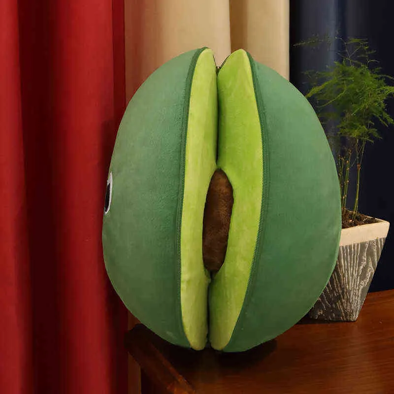 Divertenti coccole di avocado farcito cuscino di frutta giocattoli bambini compleanno regalo di Natale ragazzi ragazze bambini decorazioni la casa J220704