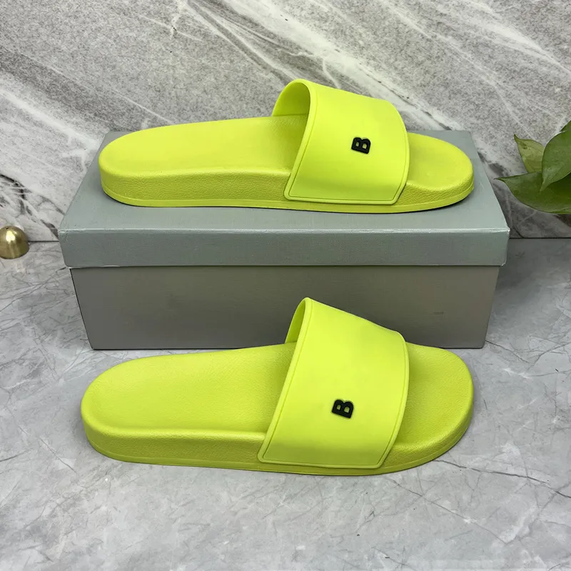 2023 Fashion slipper sliders Paris slides sandals slippers for men women WITH ORIGINAL BOX Hot Designer unisex beach flip flops