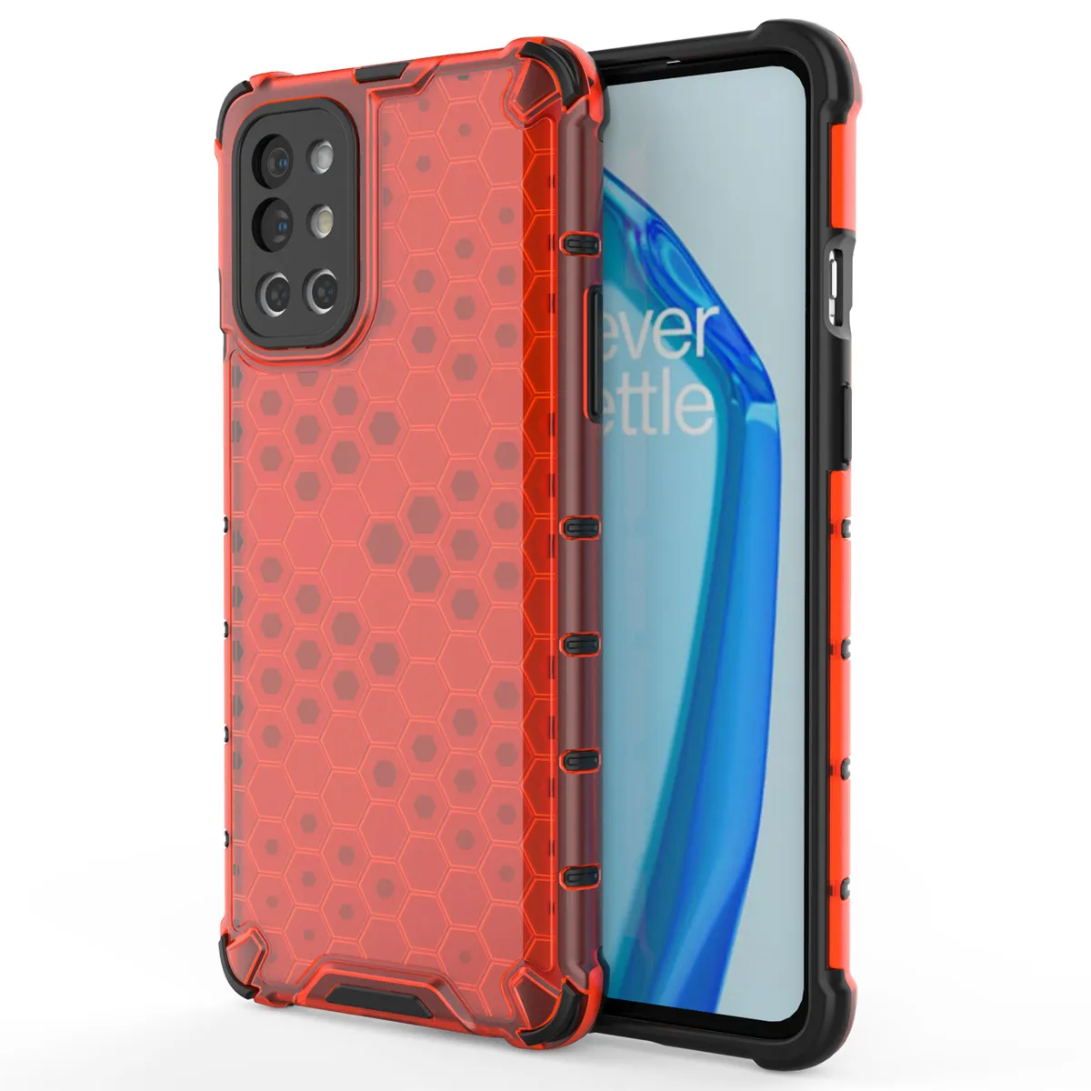 Armor stötfångare stötsäkra fodral för OnePlus 9 Pro 9R Hybrid Drop Protective Transparent Hard PC Acrylic Back Cover Coque Fundas