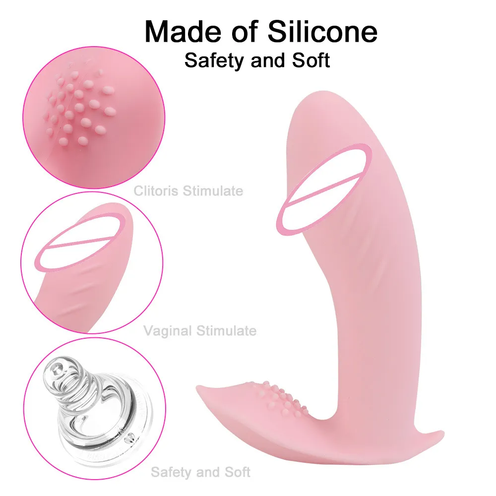 10 Frequenz Panty G-Punkt-Massagegerät Klitoris-Stimulator Tragbarer Dildo-Vibrator Erwachsenes Produkt sexy Spielzeug für Frauen Fernbedienung
