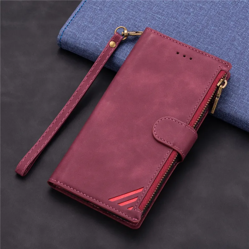 كلاسيك Honor 30s 30s Pro Leather Stand Cases for Huawei P40 P30 P20 Mate 10 20 30 Lite Pro P Smart Plus Wallet