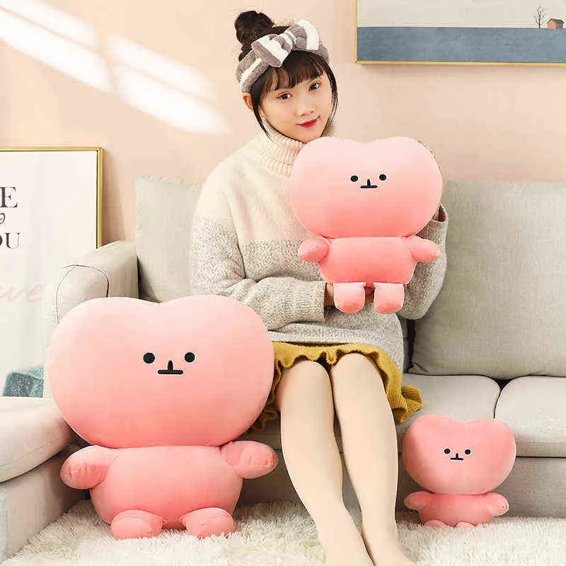 한국 TV 프로그램 Pink Heart Cuddle 여자 친구 고백 선물을위한 발렌타인 데이 그녀의 J220704