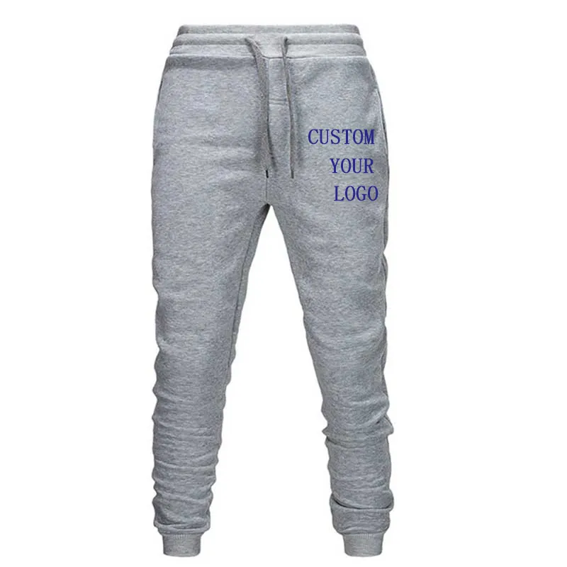 Custom Printed Your Women Men Sweatpants Trousers Casual Thick Sweatpants Men Joggers Autumn Winter Brand Tracksuit Pants 220613