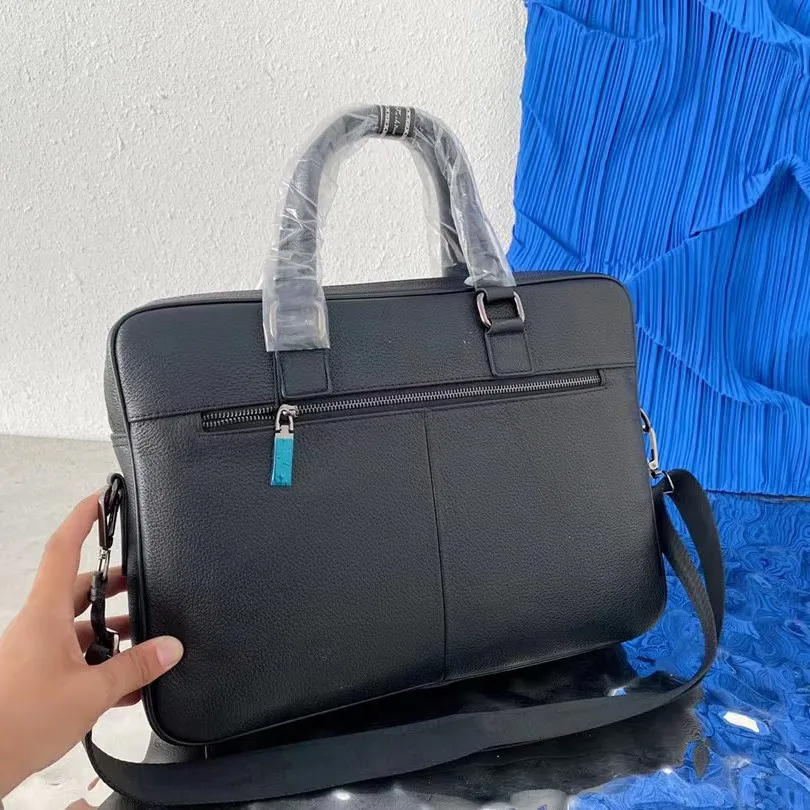 Louiseity Viutonity Designer porte-documents mode luxe nouveaux sacs ordinateur portable affaires Double cuir sac à main épaule Messenger sac