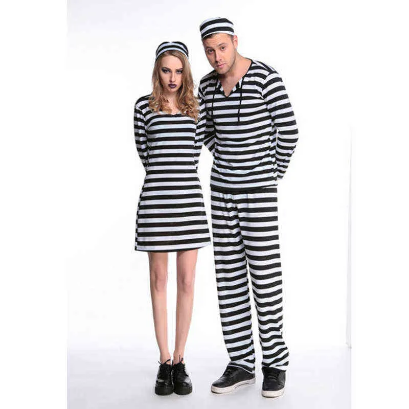 Halloween Costume Bloody Prisoner Costume For Men Women Kids Child