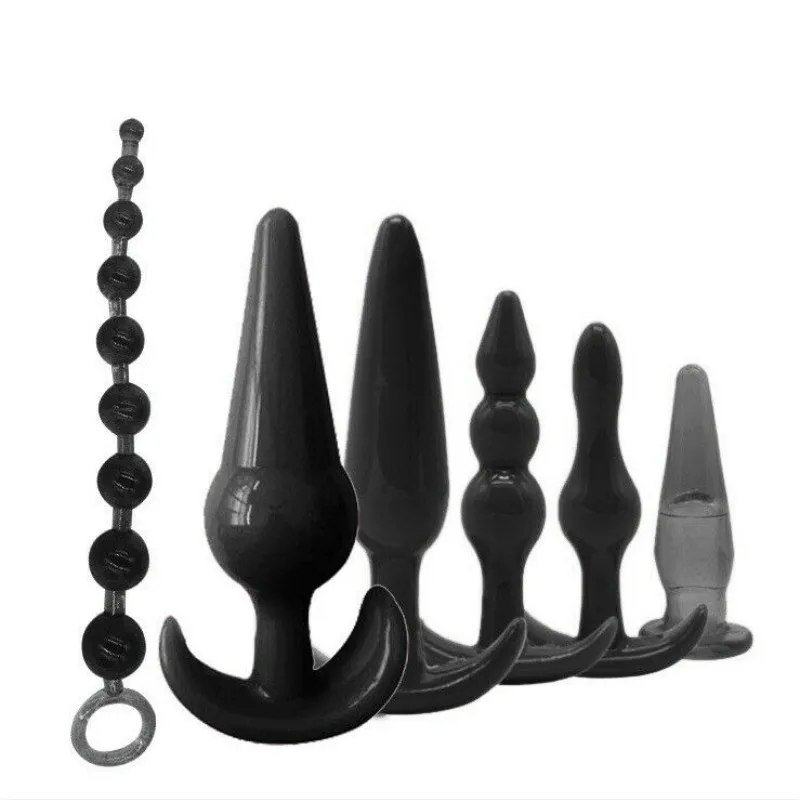 10 шт. Сексуальные игрушки для пар Вибратор Butt Anal Plug Set Vibration Sensuciality Вибрационные бусины Kit Ual Shop Взрослый