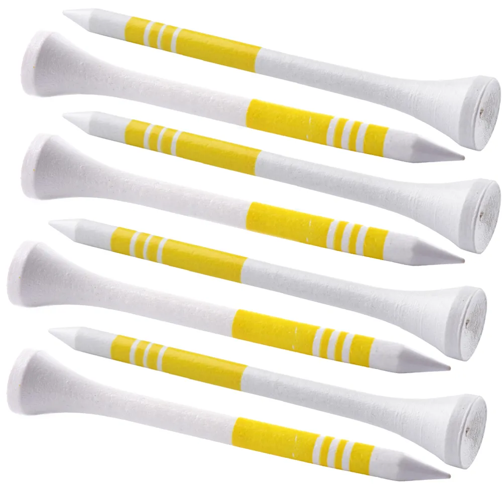 /pack Golf Wood Tees Professional 69mm Wooden with Lines