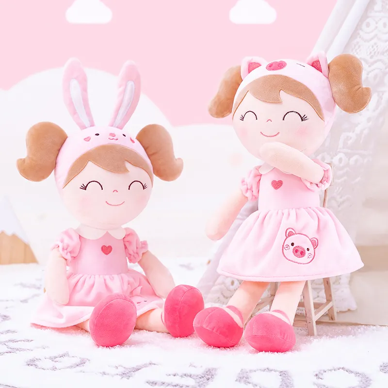 Gloveleya Backed Animal Dolls Design Spring Girls Forest Doll Soft Plush Toys Gift Girl's Gifts Kids Ragdoll 220505