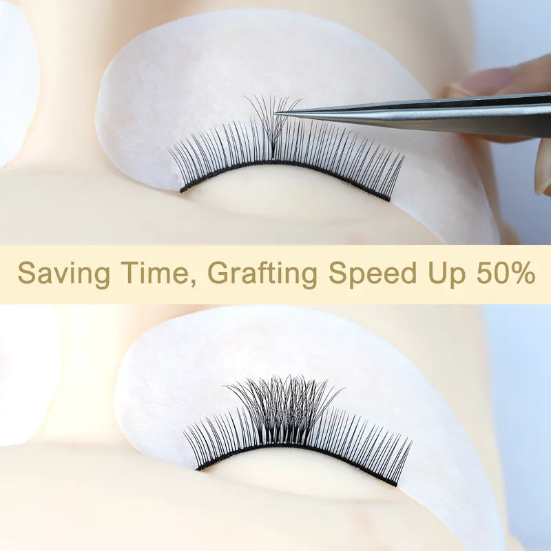 Aguud Slim N Base Eyelash Extension 5d 6d 8d 10d 12d 14d Thin Pointy Stem Lash Premade Volume Fans 2206135172389