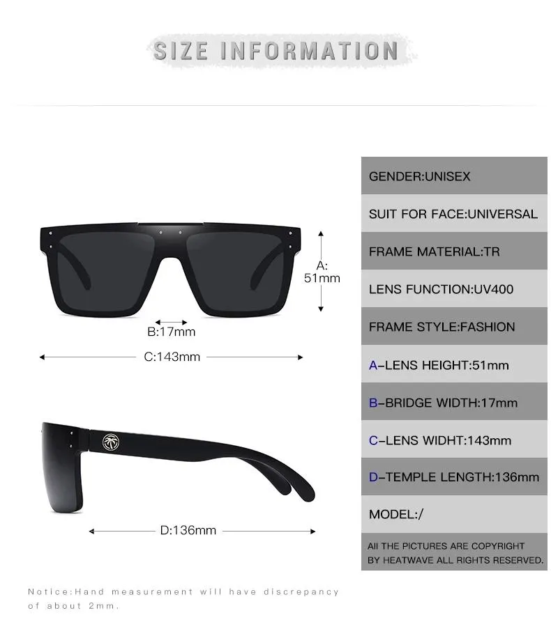 Occhiali da sole Heat Wave QUATRO Brand Design Moda uomo Occhiali da sole polarizzati Occhiali Oculos De SolOcchiali da sole Kimm22239b