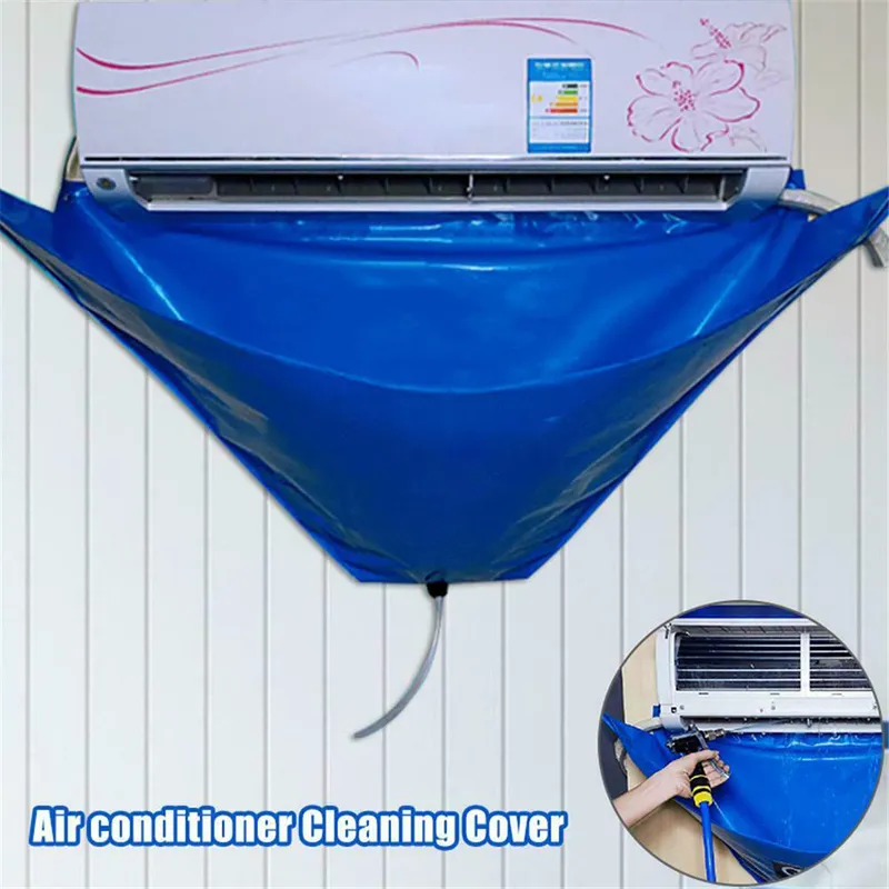 Waterproof Air Conditioner Cleaning Cover Kit With Water Pipes Dust Bag for Conditioners Below 1.5P 220427