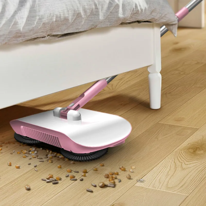 Broom Robot Vacuum Cleaner Floor Home Kitchen Sweeper Mop Sweeping Machine Magic Handle Household Lazy Wash Drop Carpet 220408