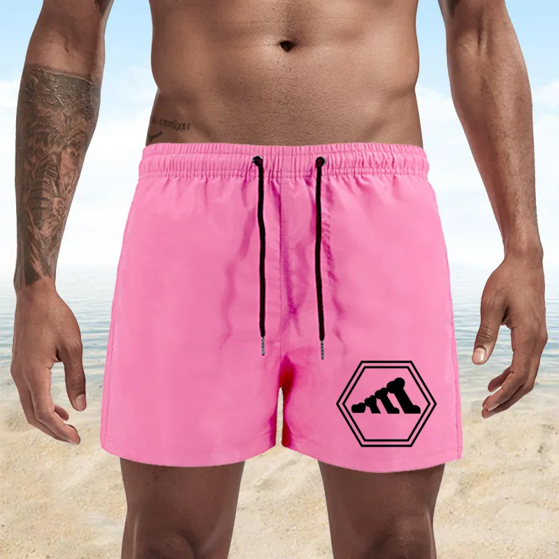Été hommes surf Shorts imprimer marque maillots de bain Sexy maillot de bain mâle maillot de bain décontracté taille moyenne respirant plage Surf 220425