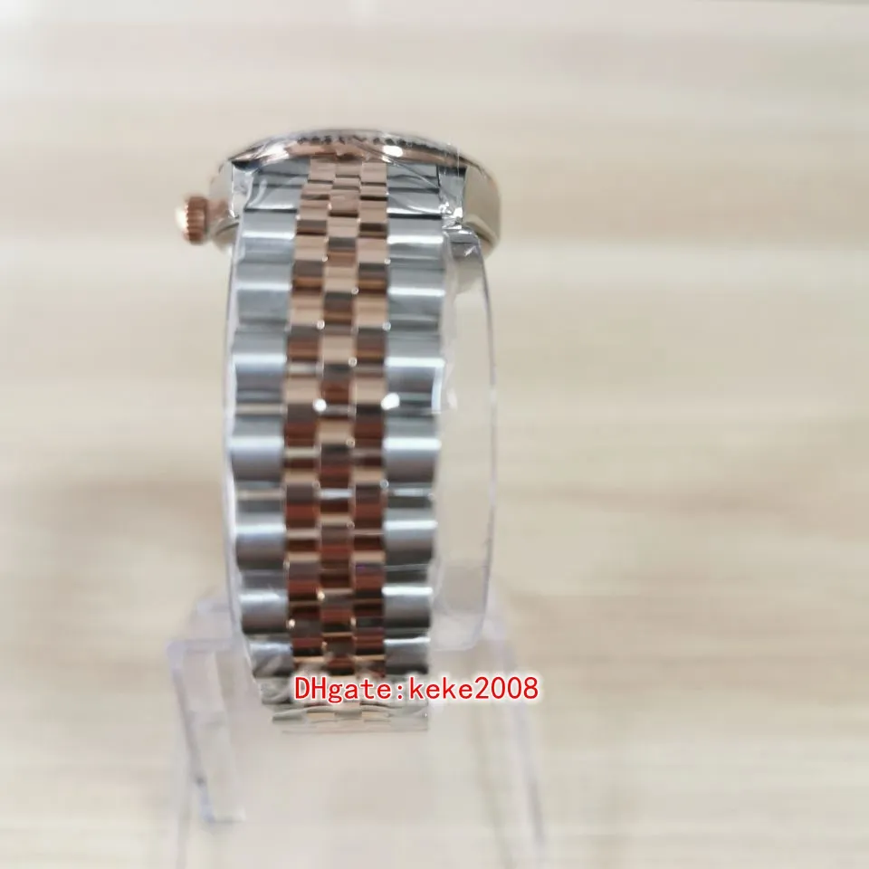 Super BPF Ladieswatches 278274 31 mm Diamond Brown Tila Dwa tony Sapphire Bransoletka Jubileuszowa Bransoletka Jubileuszowa Automatyczna Mechani