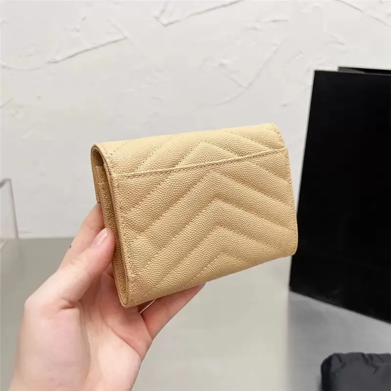 Leder Mode Hand Holding Brieftaschen Luxus Brieftasche für Frauenbaus und Halter Luxus Designer3043