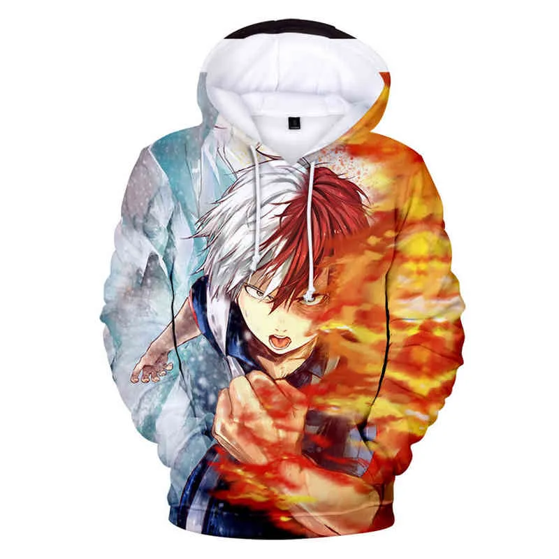 My Hero Academia Anime Hoodies for Men Manga Sudaderas Cosplay Sweatshirts Ropa Hombre Moletom Streetwear Clothing Tracksuit Ve