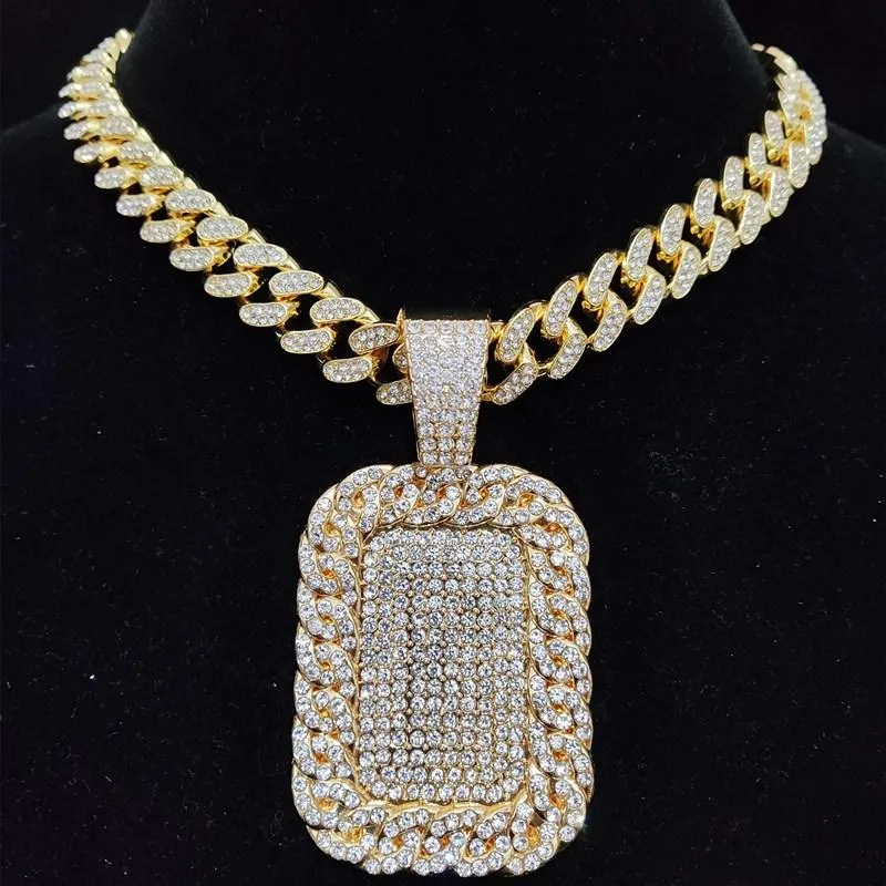 Iced out dog clearance tag chain