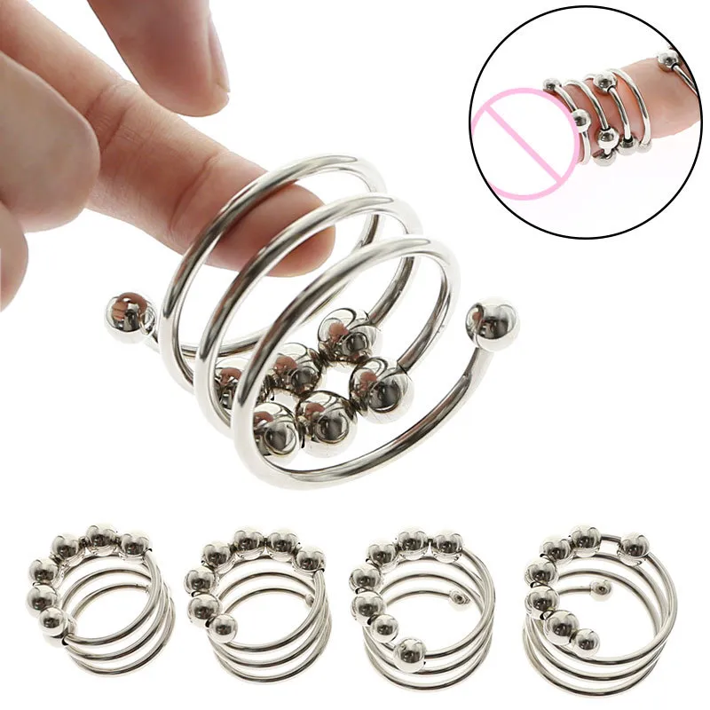 2022 New Stainless Steel Male Foreskin Correction Cock Ring Delay Ejaculation Glans Sleeve Time Toys sexy