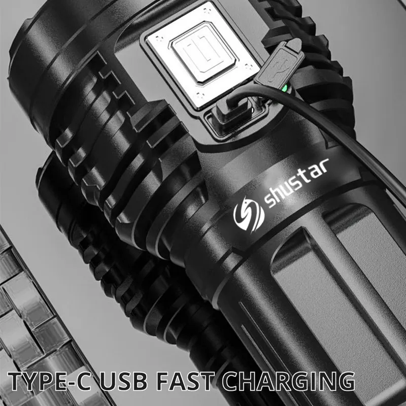 8LED Супер яркий фонарик Мощный светодиодный фонарик Перезаряжаемый COB Боковой фонарь 4 режима Приключения на открытом воздухе Фонарик 3 в 1 220601
