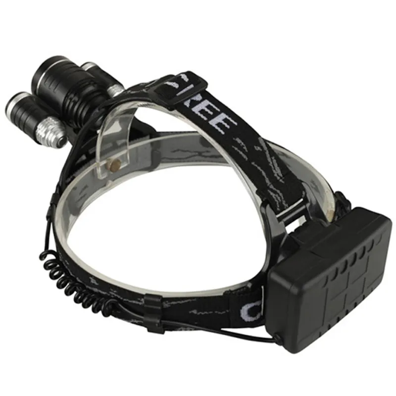 Nouvelle lampe frontale lampe de poche lampe frontale lumière de vélo Led pour l'équitation USB rechargeable 18650 batterie fonction d'interdiction de puissance phare étanche