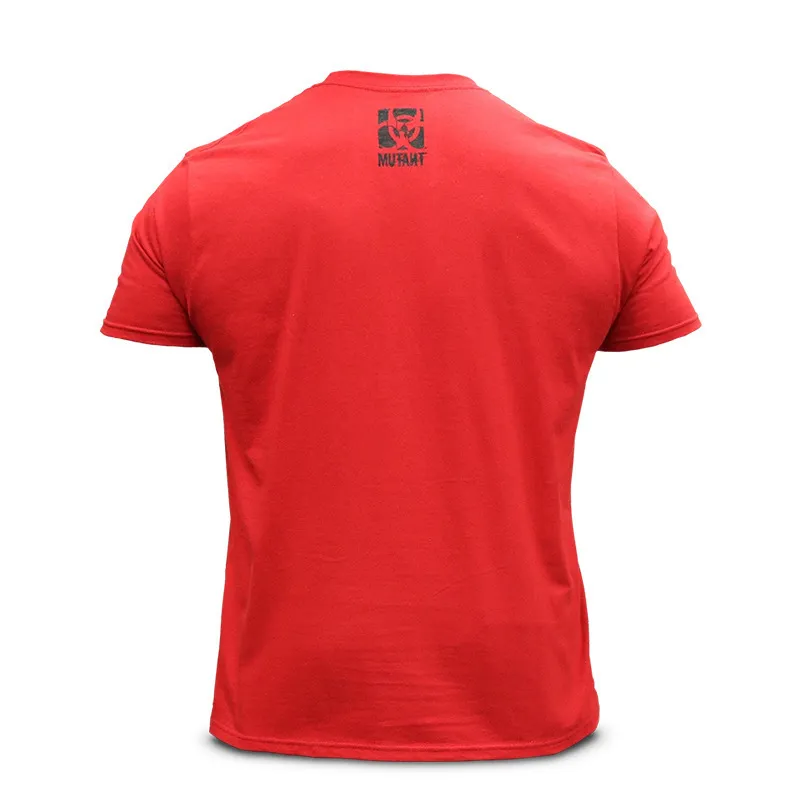 Męskie bawełniane koszulce Oneck Printing krótkie rękawy Sport Szybki suchy slim fit koszulka kulturystyka fitness