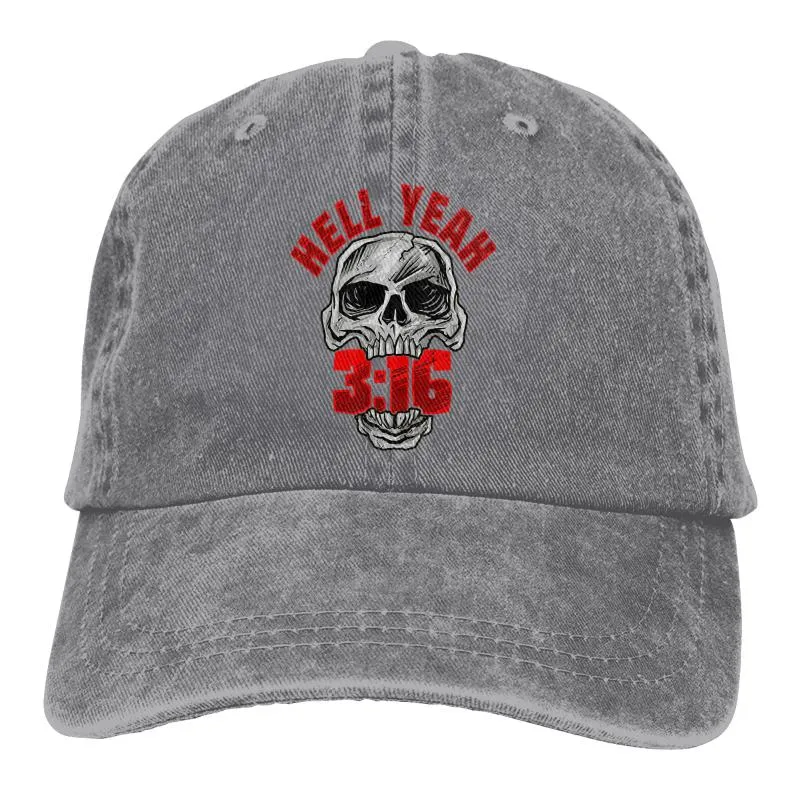 Basker Stone Cold Steve Austin 3 16 Skull Baseball Cap Cowboy Hat toppade bebop hattar män och kvinnor299e