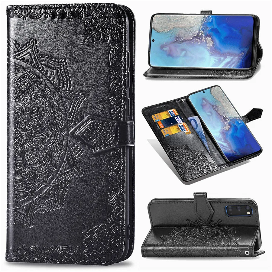 Étuis en cuir de luxe à rabat pour Samsung Galaxy S21 S20 S10 S9 S8 Plus S10E S7 S6 Edge Note 8 9 10Lite 10 Pro 20 Ultra housse de téléphone