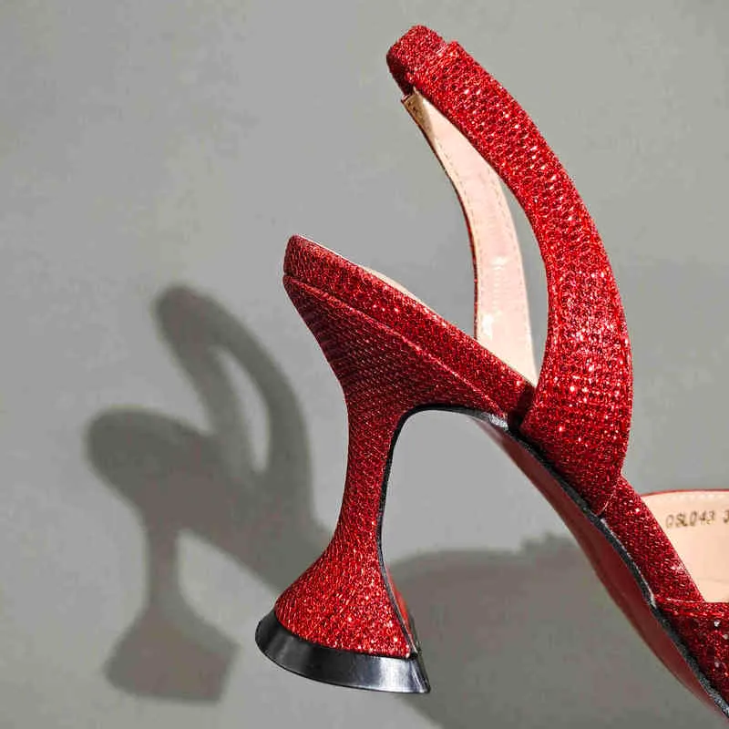 Kvällsväska röd färg vara vinglasskula design damer skor bröllop fest vän återförening med 220615