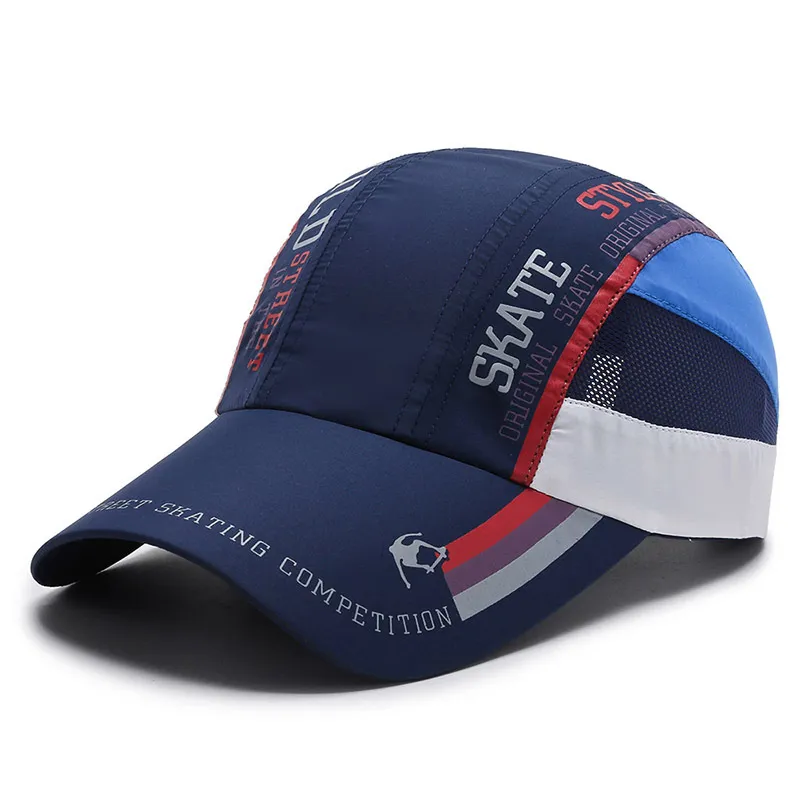 Nouvelle casquette de baseball mince de séchage rapide pour les hommes femmes d'été sport extérieur alpinisme cyclisme