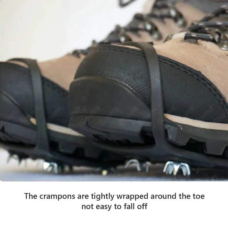 8 шпильки против нековного льда всплеск для женщин для женщин Мужчины обувные когти