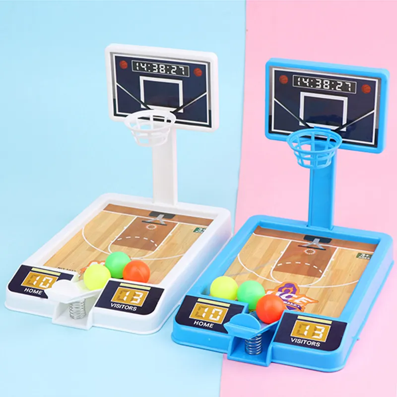 Binnen basketbal schieten sportspellen speelsets Hoop 3ball interactief kinderbordspel Desktop bal speelgoed voor kinderen 220621