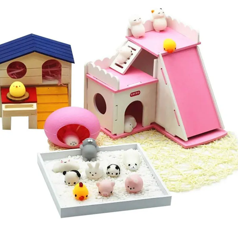 24 -st squishy schattige dieren antistress bal mochi s leuke geschenken met stressverlichting speelgoed 220629