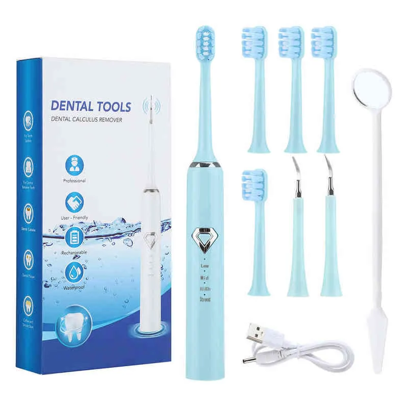 Brosse à dents électrique domestique, blanchiment des dents, dissolvant de tartre, kit pour appareil ménager 220627