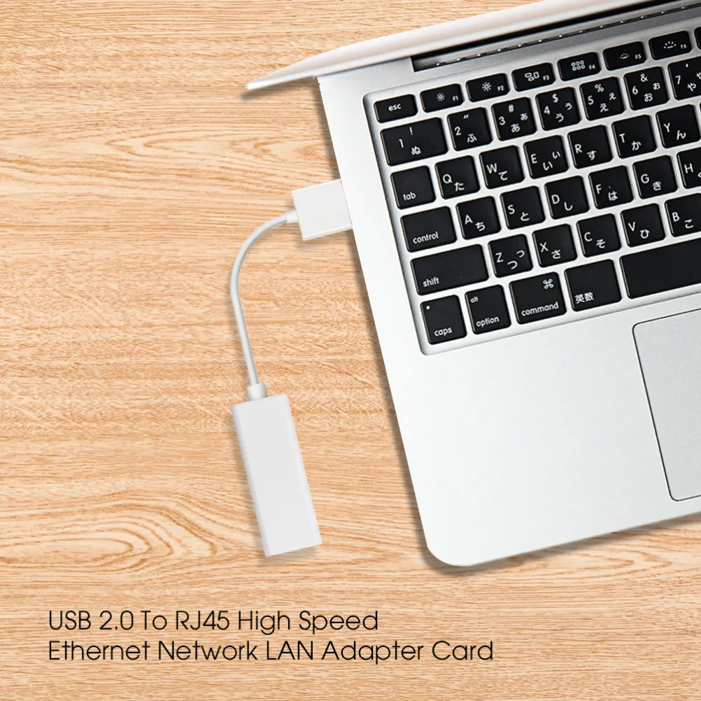 USB 2.0 - Fast Ethernet 10/100Mbps RJ45 Ağ LAN Adaptör Kartı Dongle