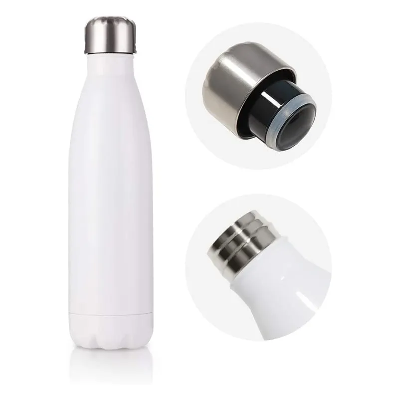 17oz sublimação em branco garrafa de água em bulk esporte de aço inoxidável tumblers isolados com sublimação 0406