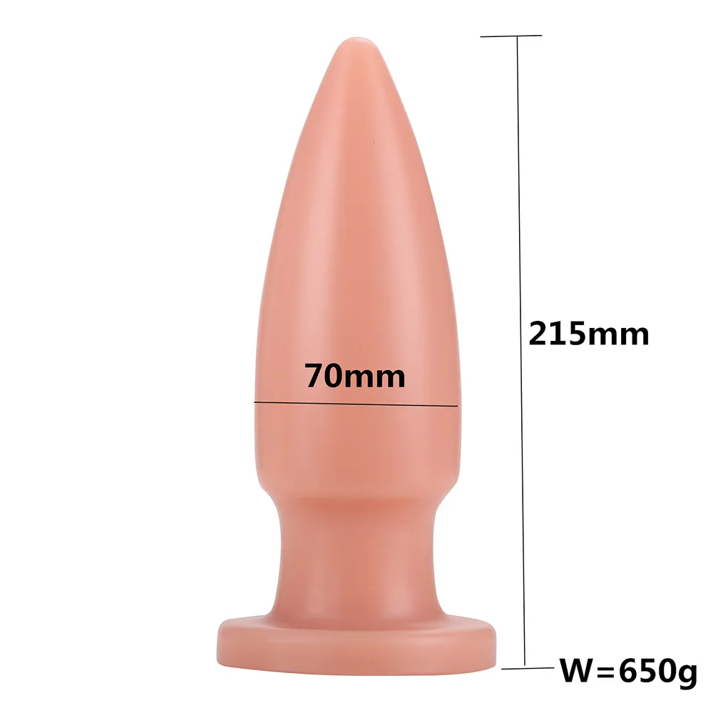 Ogromna wtyczka anal anality Big Sedction Cup Butt Butt Butt Stymulator rozszerzający stymulator prostaty masaż dla dorosłych seksowne zabawki dla kobiet mężczyzn