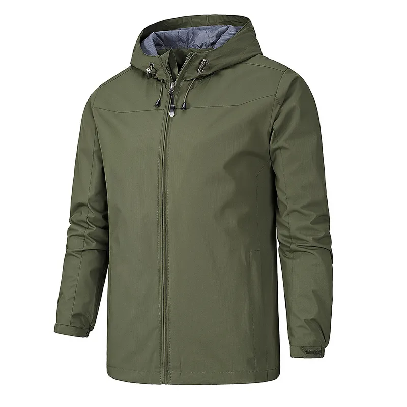 Jaquetas ao ar livre Hoodies Primavera Outono Caminhadas À Prova D 'Água Homens Esportes Escalada Camping Trekking Pesca Com Capuz Casaco Fino Windbreaker Jaqueta 220826